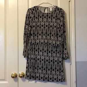 Black and White pattern dress